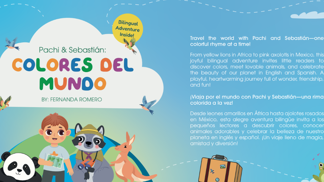Fernanda Romero from actress to bilingual children’s book author with ‘Colores del Mundo’